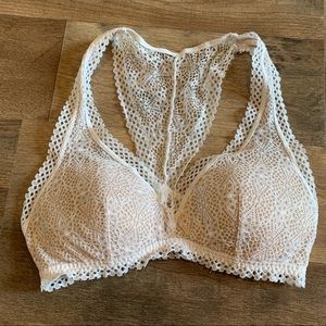 VS Dream Angels Crochet Coconut Lace Padded Bralette